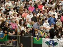 Comunidade brasileira participa da Audiência Geral.