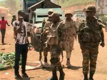 Soldados camaroneses em Bamenda, em maio de 2019