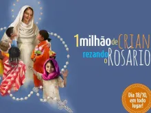 1 milhão de crianças rezando o Rosário
