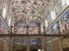 A Capela Sistina original, no Vaticano