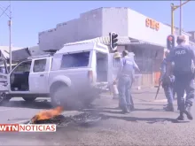 Violência na África do Sul Crédito: Captura de Vídeo