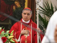 Cardeal Angelo Becciu. Crédito: ArchiMadrid