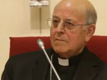 Cardeal Ricardo Blázquez, presidente da Conferência Episcopal Espanhola.