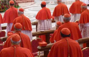 Alguns Cardeais da Igreja.