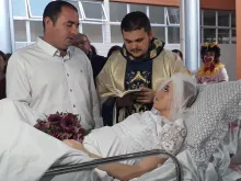 Casamento de Jéssica e Fernando no hospital 