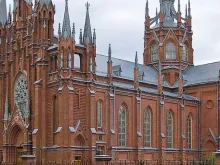 Catedral da Imaculada Conceição, em Moscou (Rússia).