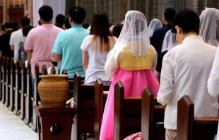 Católicos coreanos (imagem referencial) 