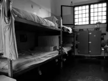 Uma das celas da prisão San Vittore.