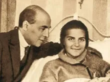 Beata Conchita Barrecheguren com seu pai