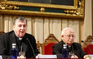 Cardeal Kurt Koch e o Arcebispo de Valência, Cardeal Antonio Cañizares.
