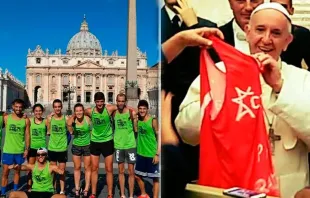 O grupo de corredores