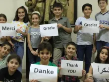 Crianças cristãs na Síria agradecem a ajuda de ACN