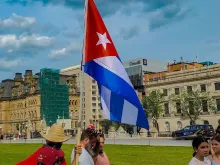 Protestos a favor de Cuba