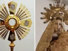 Ostensório e coroa de Nossa Senhora roubados da igreja de Cúcuta, Colômbia