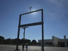 Pórtico jubilar do centenário das aparições.