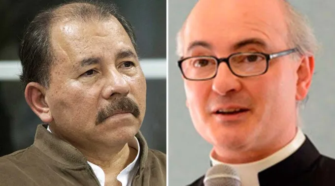 Daniel-Ortega-Fernanda-LeMarie-Cancilleria-Ecuador-Fortea-100718.jpg ?? 