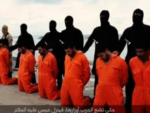 Cristãos coptos egípcios martirizados pelo Estado Islâmico no começo de 2015.