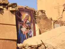 Imagem referencial:Destruição da Igreja de Batnaya, no Iraque, pelo ISIS.