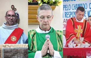 Diáconos Antônio Oliveira dos Santos, Marcos Carvalho e Gilmar Pereira dos Santos