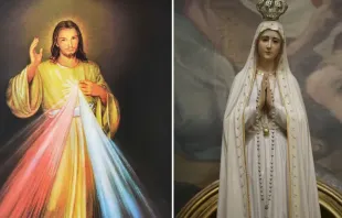 Divina Misericórdia. Nossa Senhora de Fátima