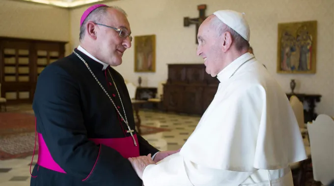 DomAlbertoTaveiraePapaFrancisco_FotoArquidioceseBelem_25022019.jpg ?? 