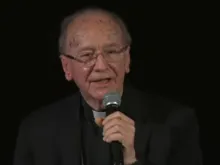 Cardeal Cláudio Hummes na sessão solene peos 75 anos da PUC-SP 