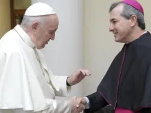 Dom Vicente Ferreira com o Papa Francisco 