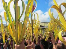 Domingo de Ramos na cidade de Iquitos