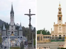 Santuários de Lourdes e de Fátima