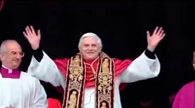 EleccionBenedictoXVI_Carlos91391CapturaVideo_Youtube_180416.jpg ?? 
