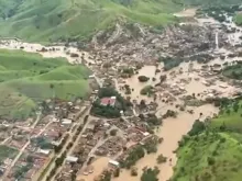 Enchente em Jucuruçu (BA).