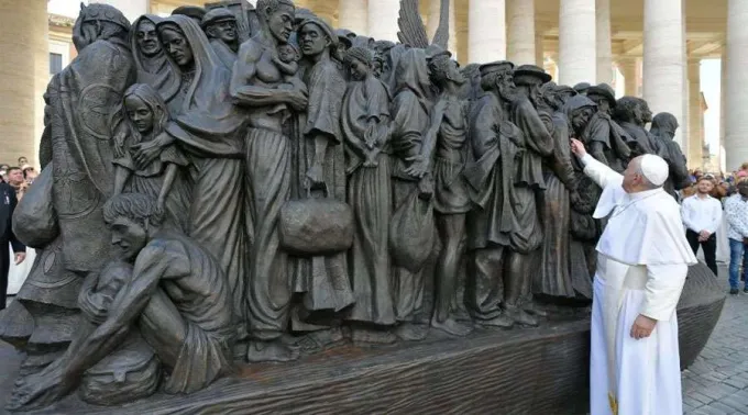 Escultura-Migrantes-Vatican-MEdia-29092019.jpg ?? 