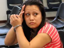 Evelyn Hernández. Crédito: Procuradoria Geral da República de El Salvador