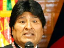 Evo Morales Crédito: Wikipédia, domínio público