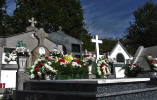Cemitério na Espanha.