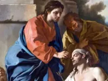 Francesco de Mura (1696-1782) "Cristo curando o cego"
