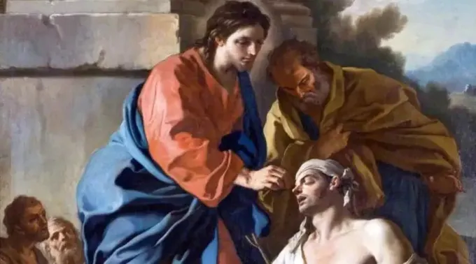 Francesco-de-Mura-1696-1782-Christ-Healing-the-Blind-Man-photo-Public-Domain.jpg ?? 