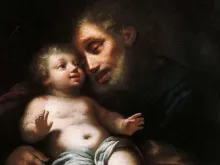 Detalhe de São José com o Menino, de Francesco Conti (1681-1760
