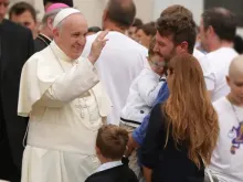 Audiência Geral. Crédito: Daniel Ibáñez (ACI)