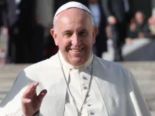 O Papa Francisco na audiência geral desta quarta-feira