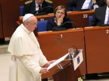 O Papa Francisco no Conselho da Europa 