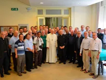 Papa Francisco com os jesuítas.