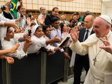 Papa Francisco com religiosos