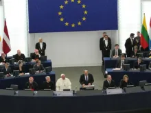Papa Francisco no Parlamento Europeu 