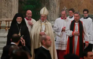 Papa Francisco durante a celebração das Vésperas da Solenidade da Conversão de São Paulo em 2016