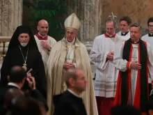 Papa Francisco durante a celebração das Vésperas da Solenidade da Conversão de São Paulo em 2016