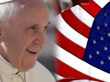 Papa Francisco - Bandeira dos Estados Unidos 