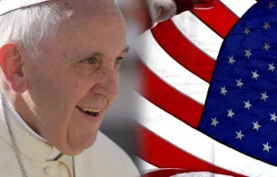 Papa Francisco - Bandeira dos Estados Unidos 