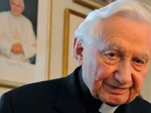 Mons. Georg Ratzinger. Crédito: Ricardo Ciccone (CC BY-SA 4.0)