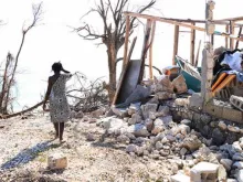 Alguns danos causados no Haiti.